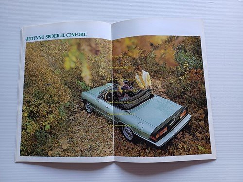 Alfa Romeo Spider 1.6 - 2.0 modelli 1985 depliant italiano …