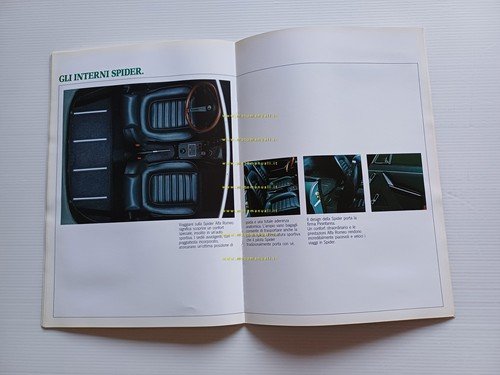 Alfa Romeo Spider 1.6 - 2.0 modelli 1985 depliant italiano …
