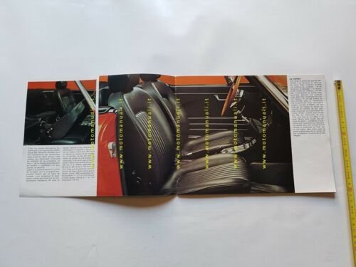 Alfa Romeo Spider 1300 - 1600 - 2000 1977 depliant …