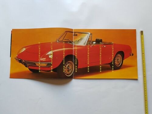 Alfa Romeo Spider 1300 - 1600 - 2000 1977 depliant …