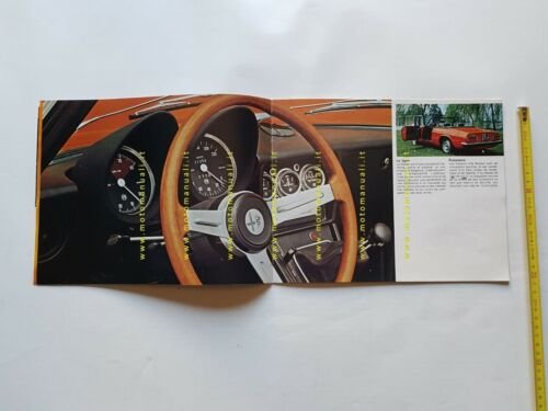 Alfa Romeo Spider 1300 - 1600 - 2000 1977 depliant …