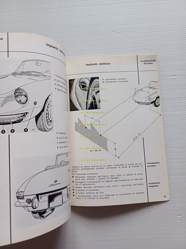 Alfa Romeo Spider 1300 Junior 1968 manuale uso manutenzione libretto …
