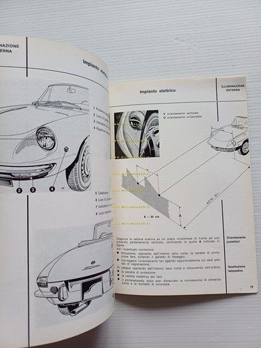 Alfa Romeo Spider 1300 Junior 1968 manuale uso manutenzione libretto …