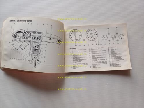 Alfa Romeo Spider 1980 manuale uso manutenzione libretto istruzioni originale