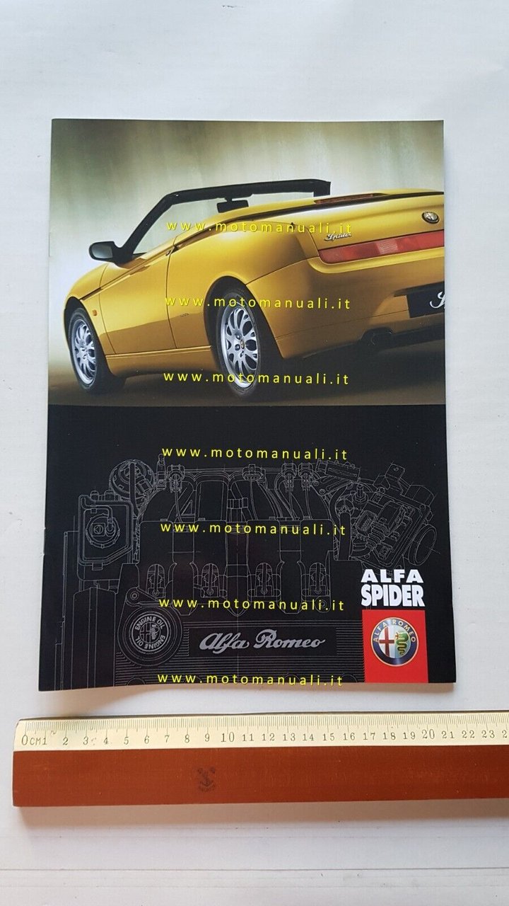 Alfa Romeo Spider 1998 depliant OLANDESE originale DUTCH text brochure