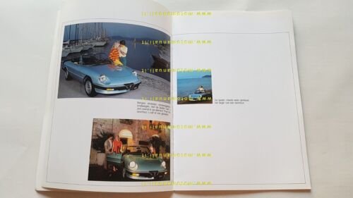 Alfa Romeo Spider 2.0 1983 depliant originale OLANDESE brochure DUTCH …
