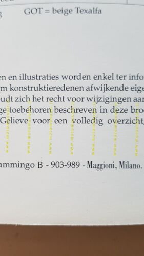 Alfa Romeo Spider 2.0 1989 depliant OLANDESE originale DUTCH text