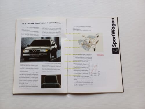 Alfa Romeo Sportwagon modelli 1992 depliant originale italiano