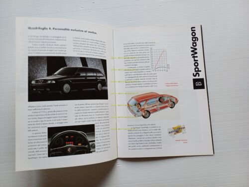 Alfa Romeo Sportwagon modelli 1992 depliant originale italiano
