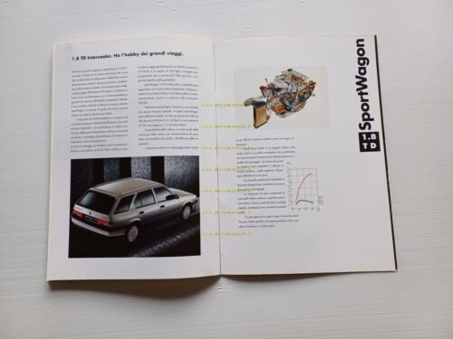Alfa Romeo Sportwagon modelli 1992 depliant originale italiano