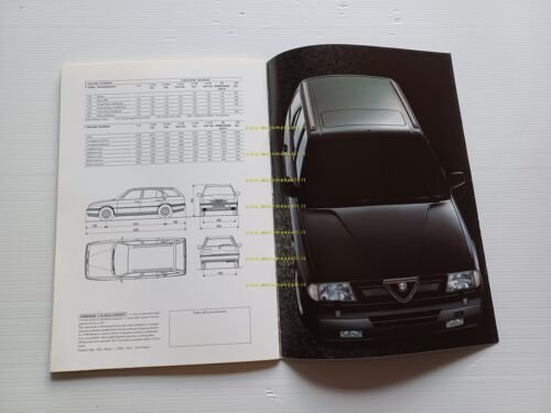 Alfa Romeo Sportwagon modelli 1992 depliant originale italiano