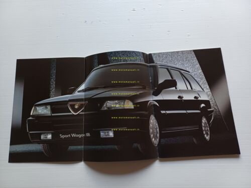 Alfa Romeo Sportwagon modelli 1992 depliant originale italiano