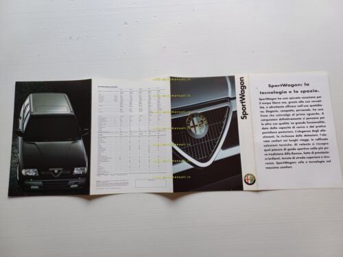 Alfa Romeo Sportwagon modelli 1994 depliant originale italiano