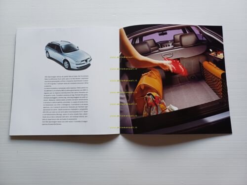 Alfa Romeo Sportwagon modelli 2001 depliant originale italiano