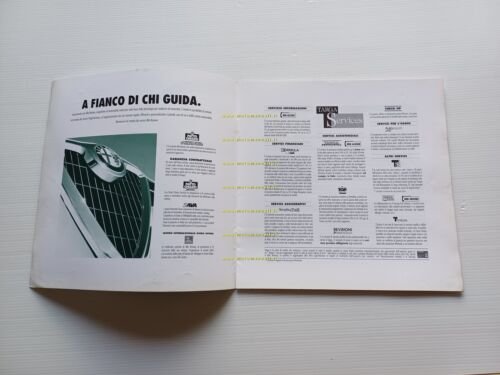 Alfa Romeo Sportwagon modelli 2001 depliant originale italiano