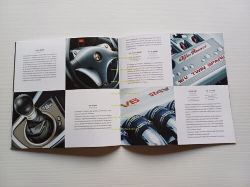 Alfa Romeo Sportwagon modelli 2001 depliant originale italiano