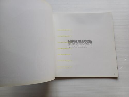 Alfa Romeo Sportwagon modelli 2005 depliant originale TEDESCO