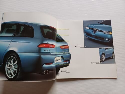 Alfa Romeo Sportwagon modelli 2005 depliant originale TEDESCO
