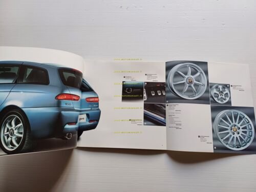 Alfa Romeo Sportwagon modelli 2005 depliant originale TEDESCO