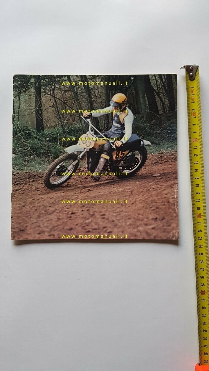 Alpinestars catalogo produzione stivali cross regolarità 1974 depliant originale