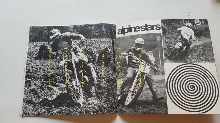 Alpinestars produzione stivali cross regolarit depliant anni 70 catalogo