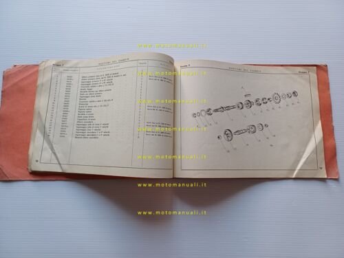 Alpino 75 1952 catalogo ricambi originale factory spare parts catalogue