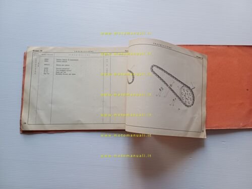 Alpino 75 1952 catalogo ricambi originale factory spare parts catalogue