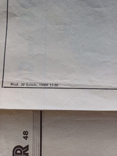 Alpino produzione modelli moto - micromotori 1950 depliant italiano originale