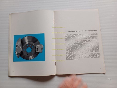 Amadori - Campagnolo catalogo freni a disco anni 60