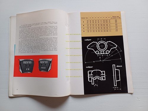 Amadori - Campagnolo catalogo freni a disco anni 60