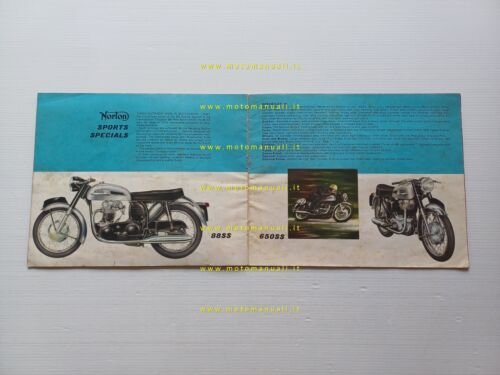 AMC Norton Matchless AJS catalogo modelli 1968 depliant inglese originale