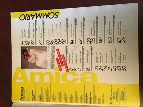 Amica Rivista Magazine 14 Aprile 1981 n.15 Catherine Deneuve Incantesimo