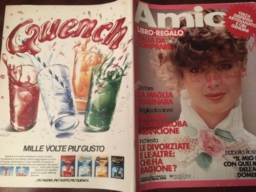 Amica Rivista Magazine 15 Luglio 1980 n.29 Bob Marley Campania …