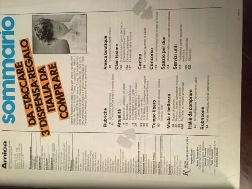 Amica Rivista Magazine 15 Luglio 1980 n.29 Bob Marley Campania …
