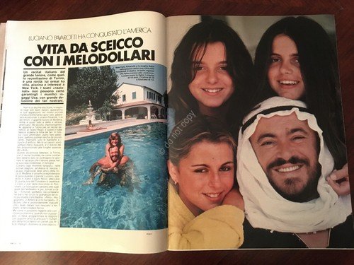 Amica Rivista Magazine 3 Marzo 1981 n.9 Pozzetto Pavarotti