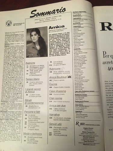 Amica Rivista Magazine 8 Aprile 1980 n.15 Bardot