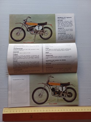 ANCILLOTTI 50 regolarità - cross 1971 depliant originale