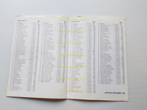 Ancillotti CH 125 - FH 250 catalogo ricambi TELAIO originale …