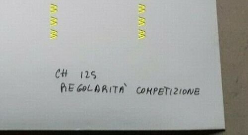 Ancillotti CH 125 Regolarit Competizione 1977 foto cartella stampa originale
