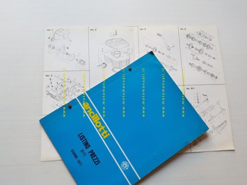 Ancillotti motore Hiro 125 1978-79 catalogo ricambi originale spare parts …
