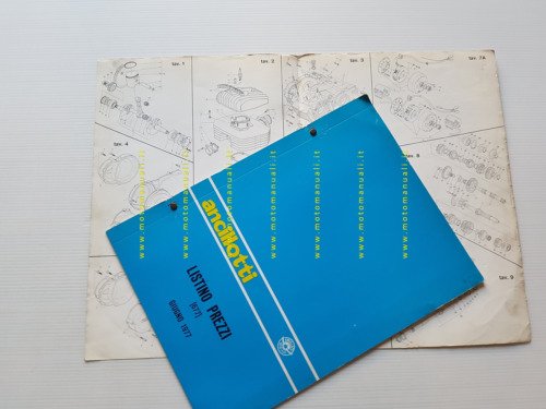 Ancillotti motore Hiro 250 1978-79 catalogo ricambi originale spare parts …