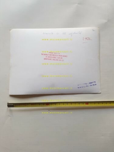Ancillotti Scarab 125 C Regolarità 1973 foto stampa originale moto …