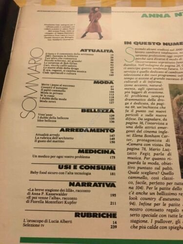 Anna Annabella Rivista Magazine 1 Novembre 1986 n.44 Sting