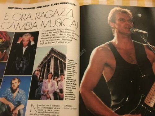 Anna Annabella Rivista Magazine 1 Novembre 1986 n.44 Sting | Immagine Gallery 3
