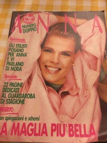 Anna Annabella Rivista Magazine 22 Marzo 1986 n.12 Armani Versace