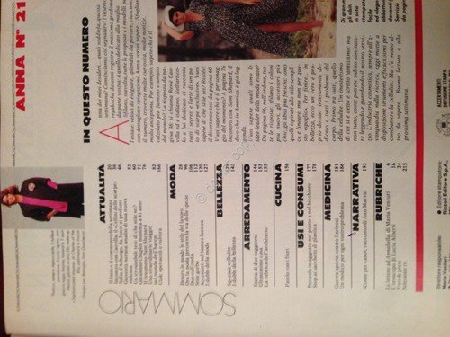 Anna Annabella Rivista Magazine 24 maggio 1986 Caovilla | Immagine Gallery 2