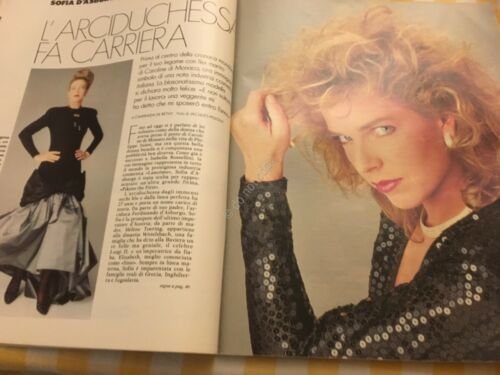 Anna Annabella Rivista Magazine 24 Maggio 1986 n.21 Sofia d'Asburgo