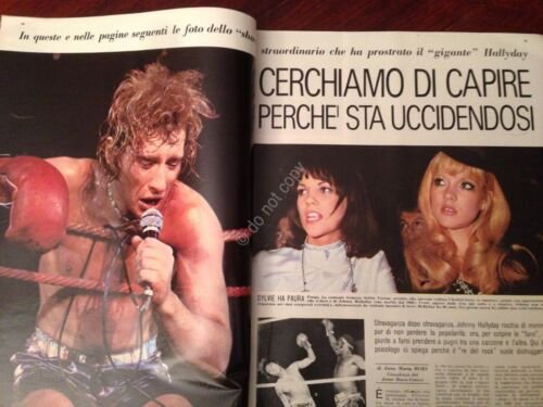 Anna Annabella Rivista Magazine 26 Giugno 1969 J. Hallyday Sylvie …