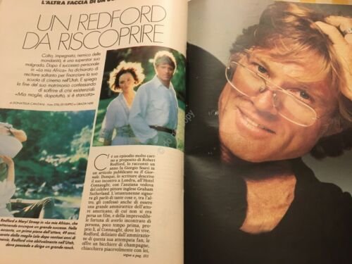 Anna Annabella Rivista Magazine 29 Marzo 1986 n.13 Robert Redford