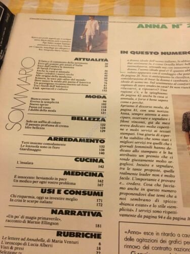 Anna Annabella Rivista Magazine 31 Maggio 1986 n.22 Sara Ferguson